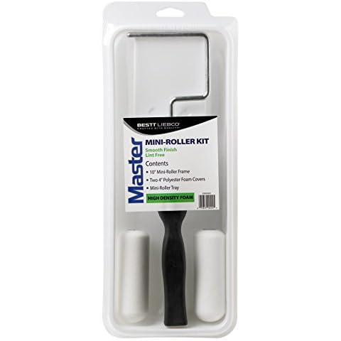 Bestt Liebco Mini Roller Kits 4" Foam 4 Piece Mini Roller Kit Cover