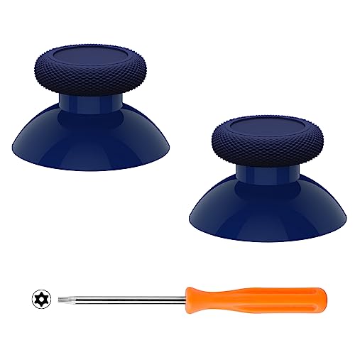 Image of eXtremeRate Replacement Thumbsticks for Xbox Core Wireless Controller, Joysticks Repair Kit for Xbox Series X /S Controller, Custom Analog Stick Buttons for Xbox One S /X /Elite - Midnight Blue