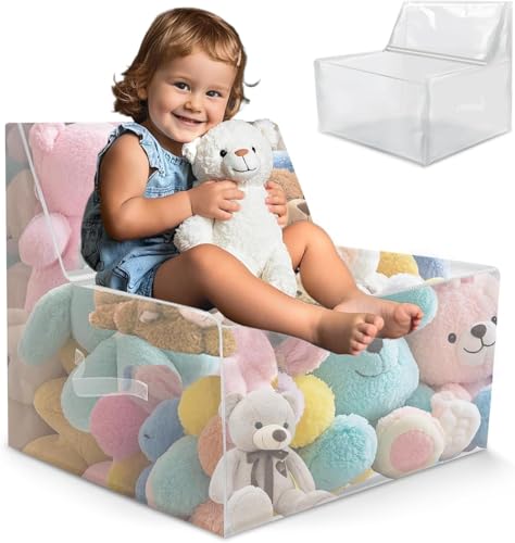 Children's Plush Toy Storage, Waterproof Large Bean bag Chai...