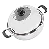 Multipurpose Stainless Steel Steam Pot with Lid for Steaming Seafood Fish Steamed Bun Versatile Kitchen Cooking Tool for Home Chefs Gourmet Dishes Family Meals #4