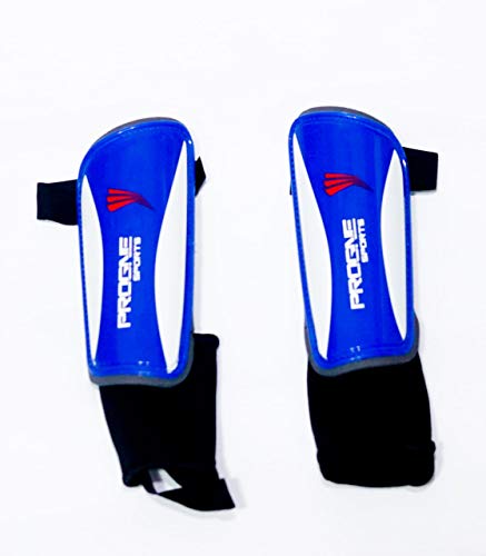 Progne Sports Moccus Pintada c/ Tornozeleira (12 Acima) Fbol Caneleira de Proteção para Futebol, Uni