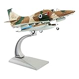 HANGHANG 1/72 Scale A-4M Skyhawk Attack Plane Metal Fighter Military Model Fairchild Republic Diecast Plane Model for Commemorate Collection or Gift