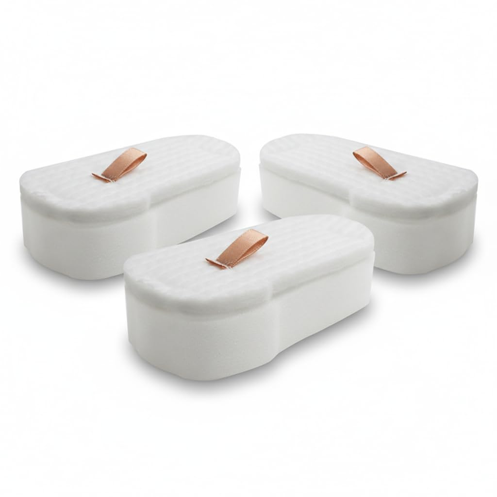 3 pcs Foam Filter Replacement for Shark -Reusable, Vacuum Duo Clean Filters