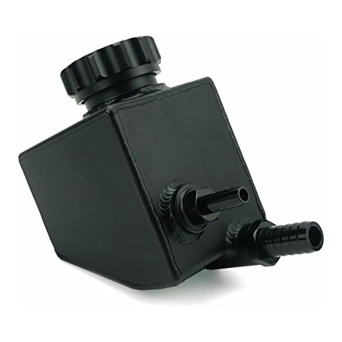 Heinmo Car Alloy Power Steering Tank Reservoir Can For Commodore V6 V8 VT VX VU VY VZ VE LS1 LS2 (black) Cover