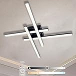 Sweier LED Ceiling Light Dimmable, 28W Modern Ceiling Lamps Linear Geometric Design LED Boards, Ceiling Lights with Memory Function for Living Room Bedroom Kitchen Hallway