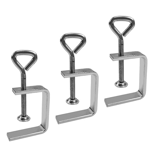 3 Pieces C Clamps Metal,45 mm Adjustable Desk Clamp Made of Aluminum Alloy, Clamps for Woodworking, Welding, Carpenter, DIY Device Aids