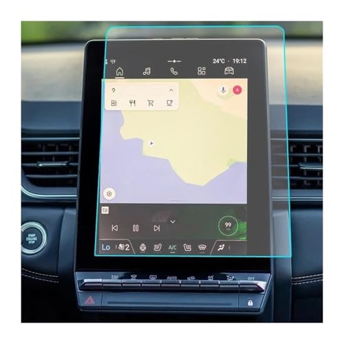 Film protection écran TPU anti-trace pour infodivertissement Captur 2