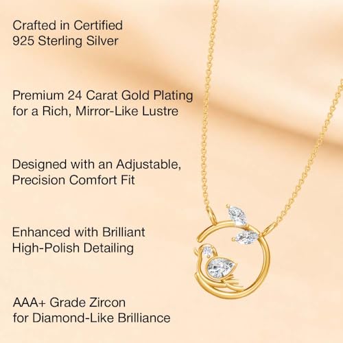 Image of Miss Highness 925 Silver Modern Pendant Necklace for Women & Girls | Minimal Daily Wear Design | Silver Jewellery With Authenticity Certificate | Gift for Girlfriend Wife | With Chain Pendant