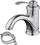 [Características de uso] Grifo de agua caliente y fría del fregadero de la manija, utilizada para el lavado del baño de lavado de lavado, el grifo de lavabo, puede prevenir rasguños, corrosión y pérdida de brillo. Trae belleza, modernidad y durabilidad a tu baño.