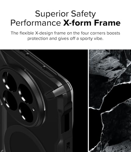 Image of Ringke Fusion-X Magnetic Compatible with OnePlus 13 Case Cover [Strong Magnet] Military-Grade Protection Advanced Protection TPU Bumper OnePlus 13 Back Cover - Black