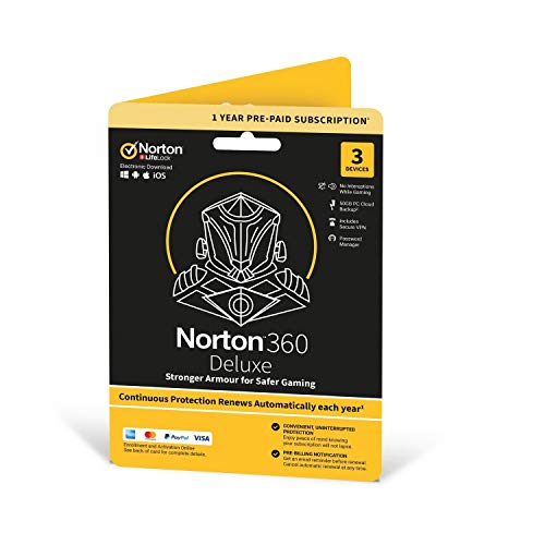 Norton 360 Deluxe Gaming Internet Security & VPN - 3