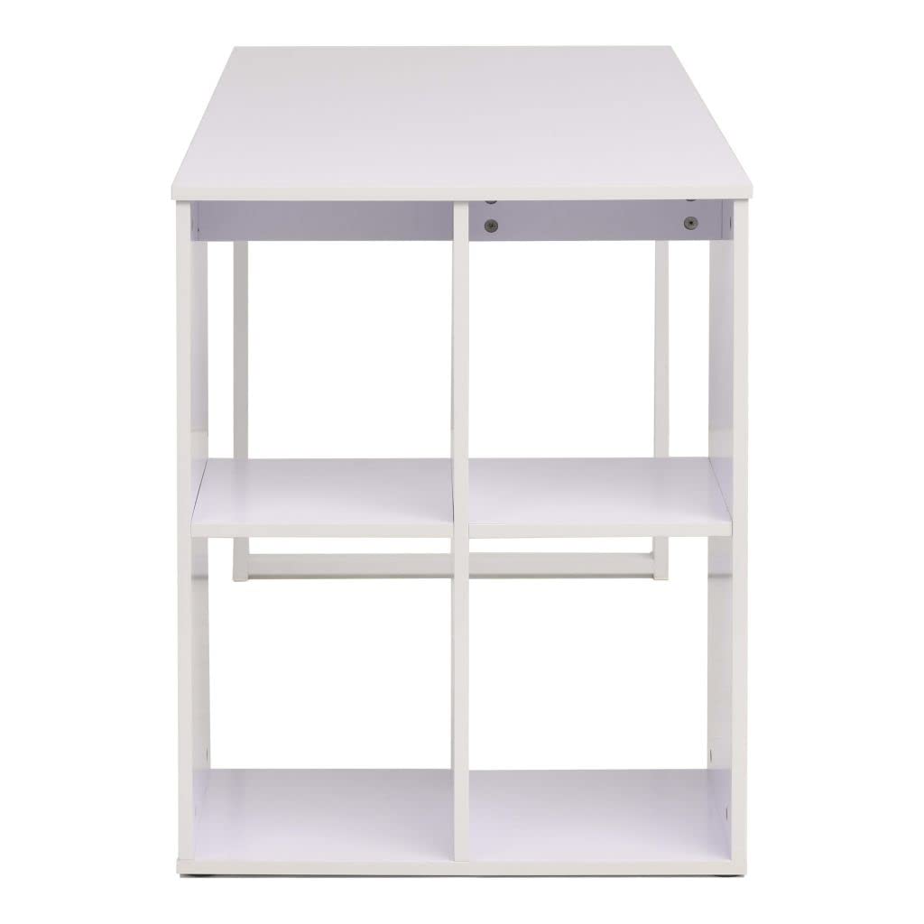 LAPOOH 245721 Bureau blanc 120 x 60 x 75 cm