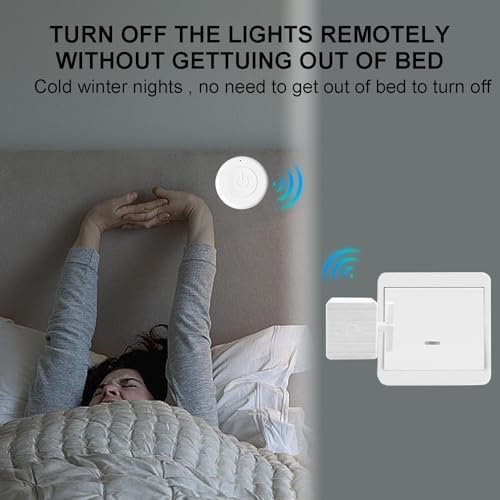 Mini interruptor de pared autoadhesivo para automatizar la luz de la sala de estar 3