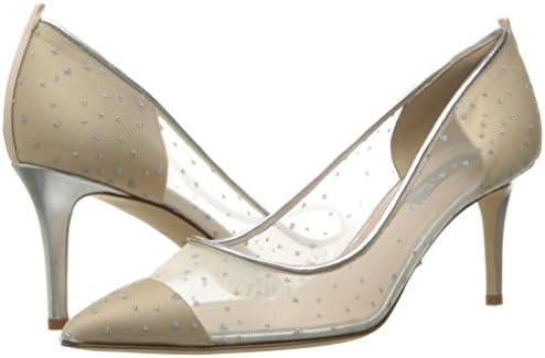 SJP by Sarah Jessica Parker Women's Glass 70 Mid Heel Pointed Toe Dress Pump, Ivey Raindrops, 37.5 EU/7 B US | Image 6