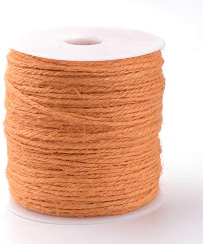 Craftdady 24 Roll Jute Twine 2mm Hemp Macrame Cord Craft String Baker Twine for DIY Crafts Gift Packaging Floristry Jars Decoration Gardening 12 Color