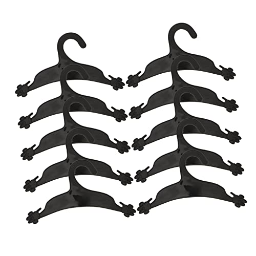 Garneck 10pcs Dog Clothes Hanger Creative Claw Shaped Pet Garment Hanger Non Skid Windproof Design for Travel Dorm Kitchen Bathroom Balcony Use