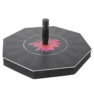 Vijverfonteinen Achthoekige zonne-energie drijvende waterfontein pomp fontein accessoire outdoor tuin zwembad vijver…