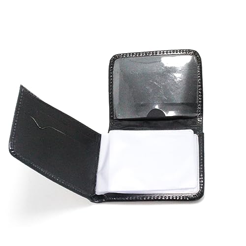 Mini Carteira Masculina Couro Legítimo Fechamento Em Zíper (Preto)