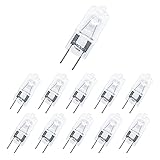 4VWIN G8 Halogen Lamp T4 20W JCD Bi-Pin 120V Dimmable 2700K Warm White for Under Cabinet Puck...