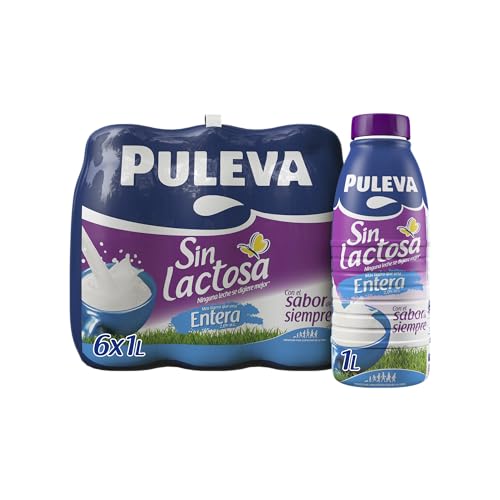 Puleva sin Lactosa Entera, 6 x 1L
