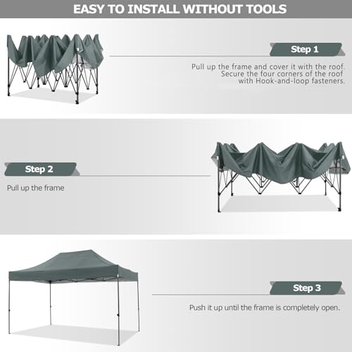 COBIZI 10x15 Pop Up Canopy
