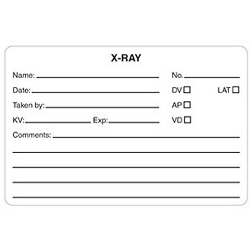 XRay Name No. 4" x 25/8" White Label (Roll of 240
