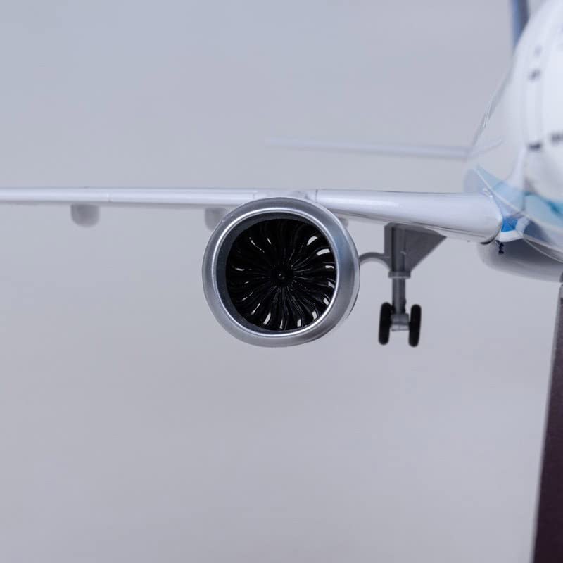 47cm pasuje do XIAMEN Airlines B737MAX 737 Model samolotu światła i koła podwozie samoloty kolekcje Hobby zestaw gier (B)