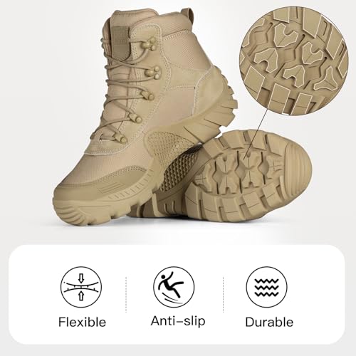 free soldier men39s waterproof hiking boots tactical work boots outdoor lightweight military boots