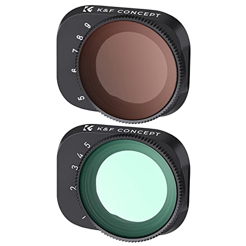 K&F Concept Variable ND2-32 + ND32-512 Filter Kit Compatible with DJI Mini 3 Pro/Mini 3