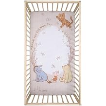 Lambs & Ivy Disney Baby Pooh Bear & Pals Photo Op Cotton Baby Fitted Crib Sheet