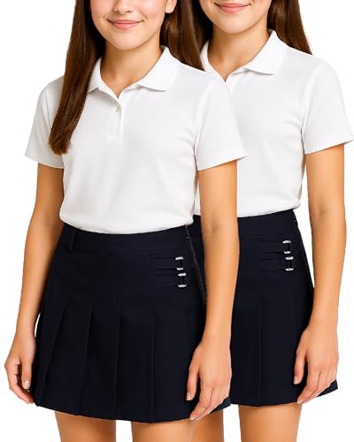 dELiA*s - dELiA*s Girls Uniform Skort (2 Pack) - Twill School Uniform Scooter Skirt - Best Deal on Amazon