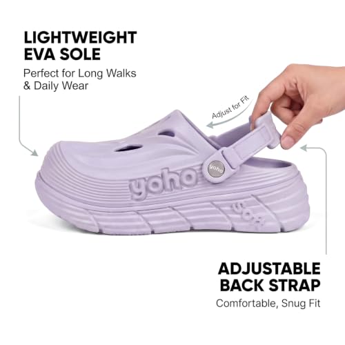 Image of YOHO Women Footwear Scoops Clogs | Lightweight, Soft on Skin, Comfortable & Waterproof Rainy Sandals | Everyday Use Footwear for ladies & Girls