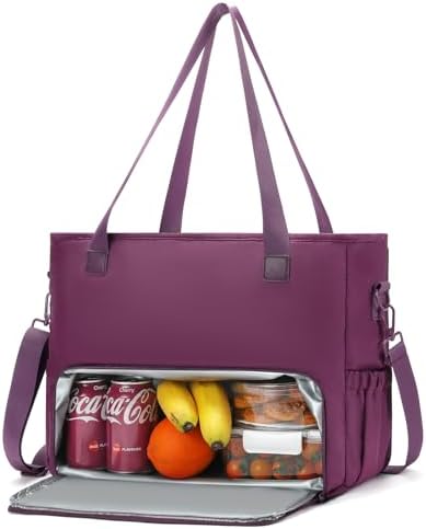 2-in-1 Lunch & Laptop Tote Bag 15.6