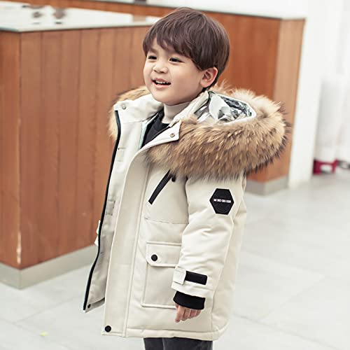 Child Puffer Jacket Little Girls Winter Windproof Fleece Hooded Down Coat Kids Thick Warm Padded Long Outerwear4