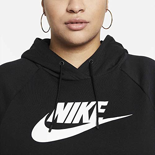 Nike Women's Dark Grey Heather Essential Fleece Hoodie (BV4124 063) - Image 6
