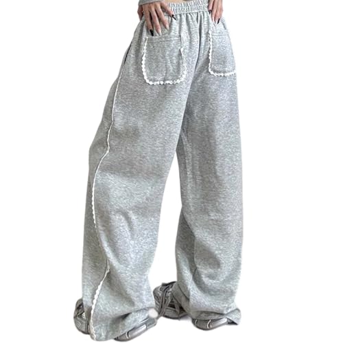 Pantalon décontracté taille haute pour femme : confort et style fluide