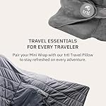trtl Mini Wrap Compact Travel Blanket - Quilted Insulation - Convenient, Packable Blanket - Comes with Roll-Top Bag - Features a Secure Pocket - Image 5