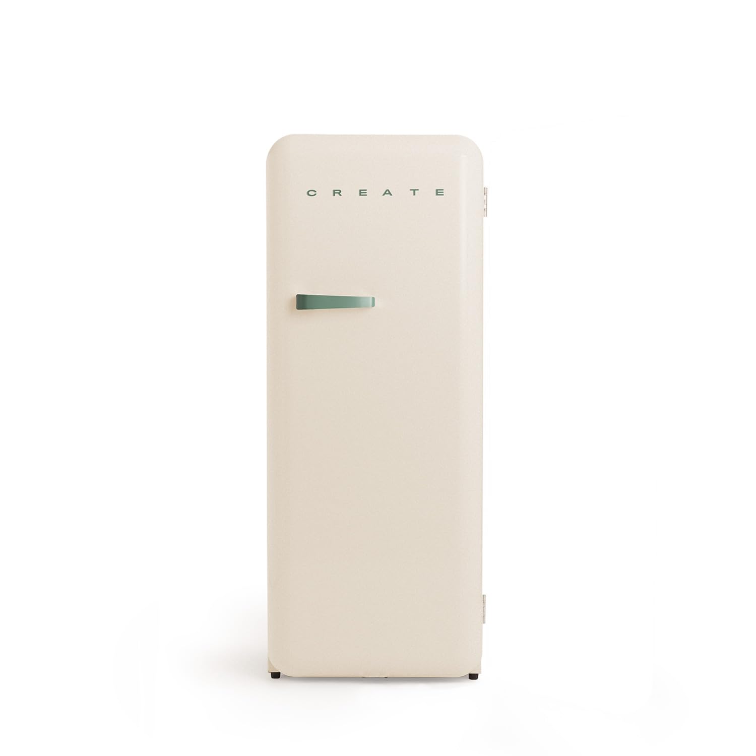 CREATE / RETRO FRIDGE 150 TERRACOTA/Frigorífico blanco roto maneta terracota con congelador 281L / 102W. bajo consumo. 150cm. 3 estantes. regulador temperatura. botellero. 60x60x150cm — view 40