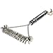 Bruzzzler Grill Brush con setole in acciaio inossidabile, spazzola in acciaio inossidabile a 3 lati - pulitore ideale per griglie da giardino, griglie da campeggio e griglie da tavolo.