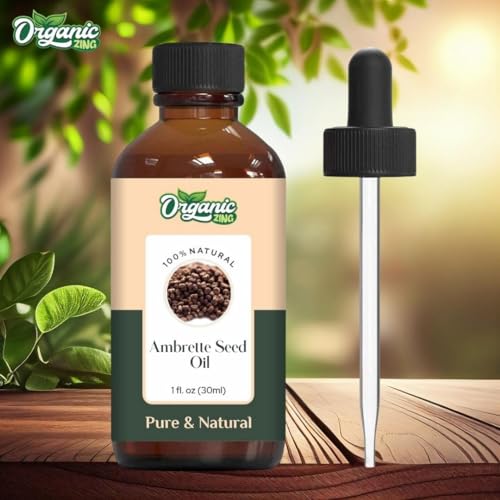 Image of Organic Zing Ambrette Seed (Abelmoschus moschatus) Oil | Pure & Natural Carrier Oil for Skincare, Aroma & Diffusers - 30ml /1.01fl oz