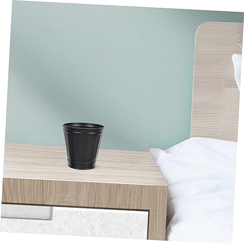 Happyyami set 2 canecas mini rectangulares negras con tapa miniatura 3