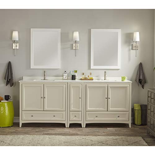 Linea-di-Liara-Torcia-Brushed-Nickel-Wall-Sconce-Wall-Lighting-with-White-Fabric-Shade-Modern-Bathroom-Wall-Sconces-Bedroom-Wall-Lamp-and-Hallway-Wall-Light-Fixtures-Indoor-Wall-Sconce-UL-Listed Linea di Liara Torcia Brushed Nickel Wall Sconce Wall Lighting with White Fabric Shade Modern Bathroom Wall Sconces Bedroom Wall Lamp and Hallway Wall Light Fixtures Indoor Wall Sconce UL Listed