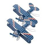 Modèle d'avion en métal : fabrication exquise et détails exquis, rendent le modèle d'avion artisanal réaliste et vivant, modèle d'avion rétro