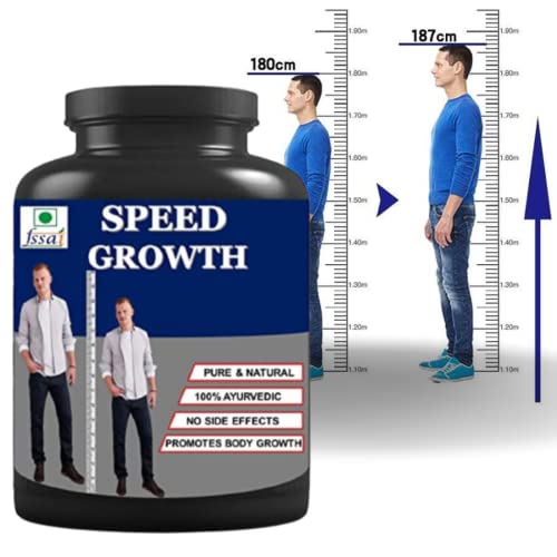 Speed Growth, Boost Body Strength, Height Growth Supplement, Height Increaser Powder, Pack of 1