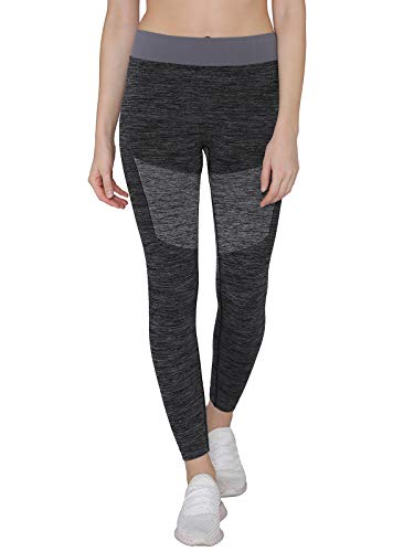 Image of Clovia Women's Slim Fit Nylon and Spandex Tights