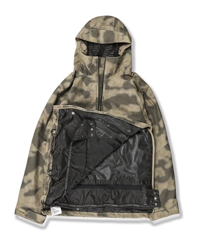 Image of Volcom Men's Brighton Pullover Anarok Hooded Snowboard Jacket