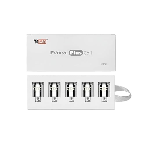 Original Evolve Plus QDC Coils/Ceramic Donut Coils x 5pcs/pack. Quartz Dual & Donut Ceramic Coil Head Replacement for Yocan Evolve Plus Wax Vape Pen Kit (Ceramic Donut Coils) Original Evolve Plus QDC Coils/Ceramic Donut Coils x 5pcs/pack. Quartz Dual & Donut Ceramic Coil Head Replacement for Yocan Evolve Plus Wax Vape Pen Kit (Ceramic Donut Coils)