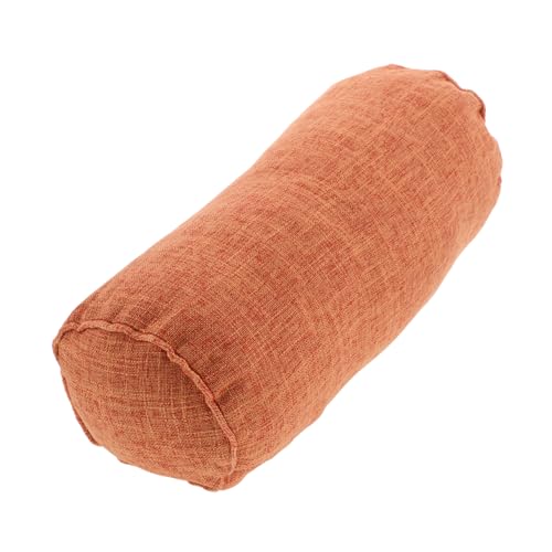 HEMOTON Almohada Cervical Enrollable Soporte para Yoga Almohada Cilíndrica Redonda Funda Extraíble Color