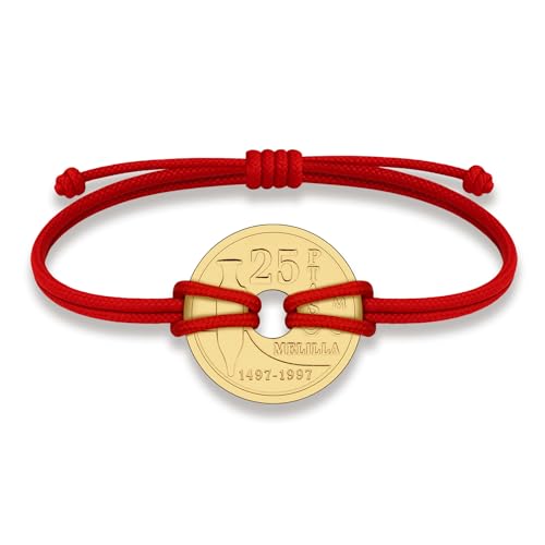 Image of HOBBY OF KINGS Good Luck Coin Bracelet | 18k Gold Plated Wristband | Handmade Jewelry for Collectors and History Lovers