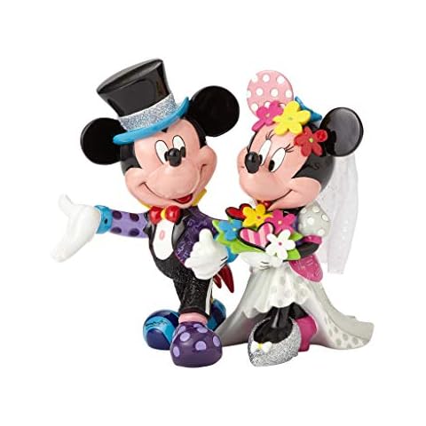 Disney Britto Mickey & Minnie Wedding Figurine Cover